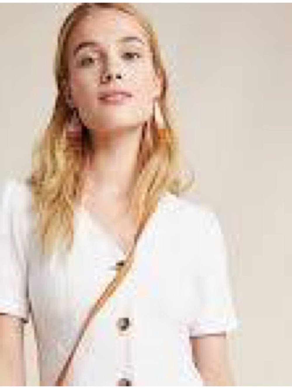 Pilcro and the Letterpress BrownShort-Sleeve Button-Down Dress